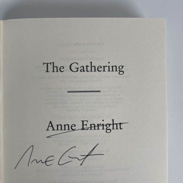 anne enright the gathering signed first2