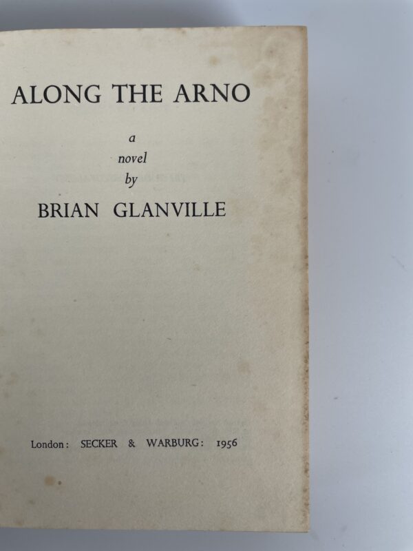 brian glanville along the arno first ed2