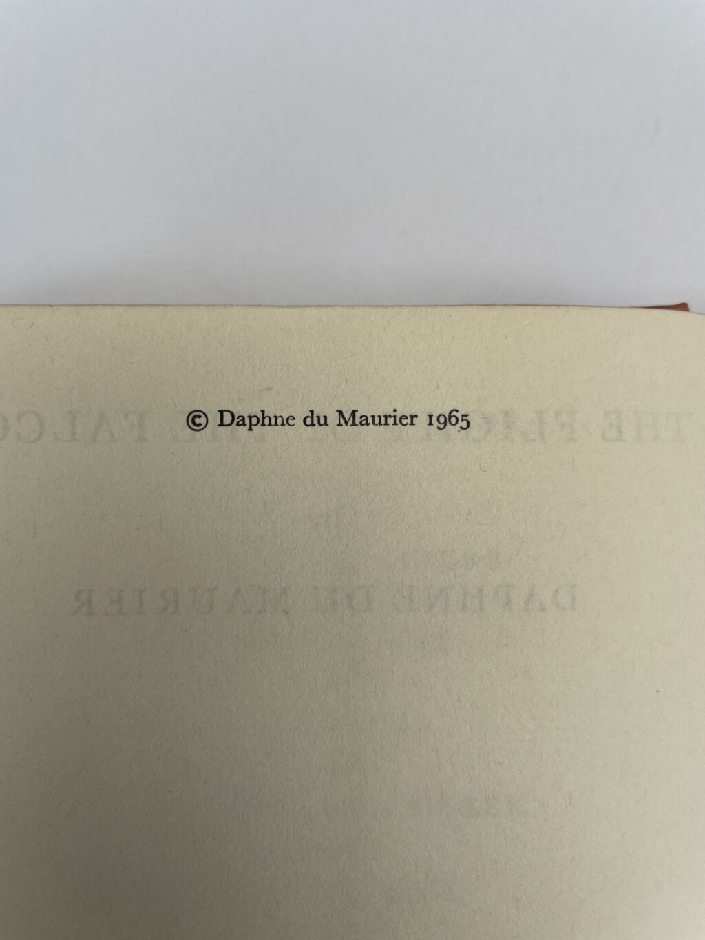 daphne du maurier the flight of the falcon first ed3