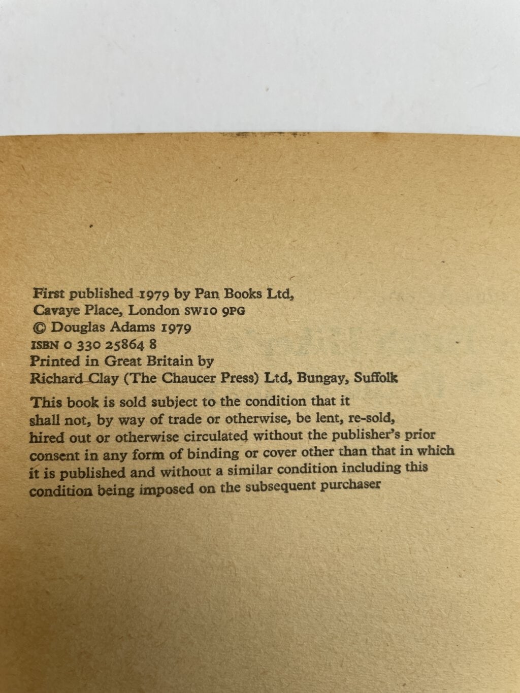 douglas adams thhgtlg first pback ed2