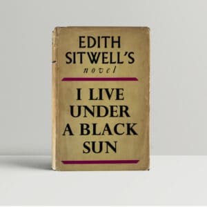 edith sitwell i live under a black sun first ed1