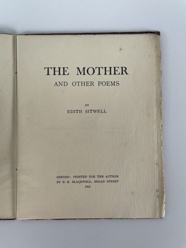 edith sitwell the mother with letter2