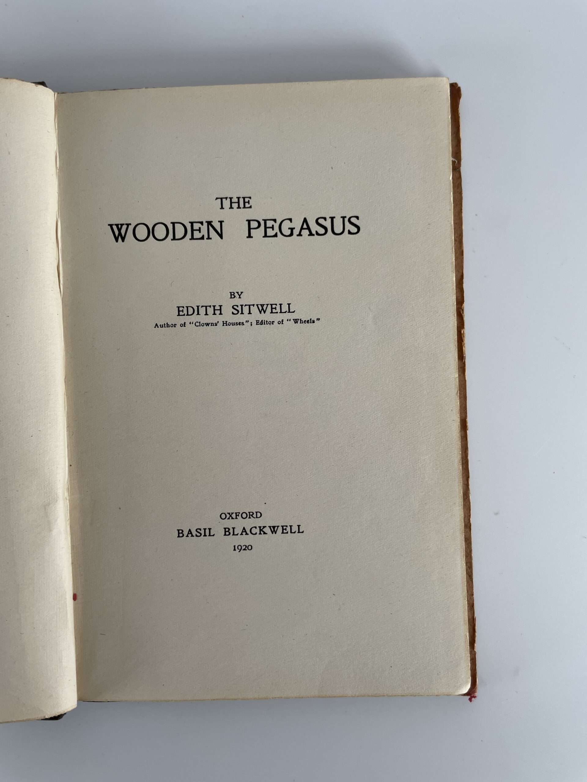 edith sitwell the wooden pegasus signed 1st 3