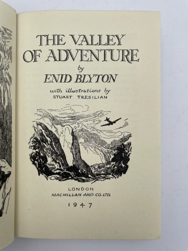 enid blyton the valley of adventure signed first 3
