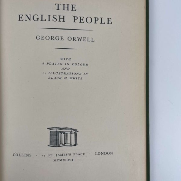 george orwell the english people first 2