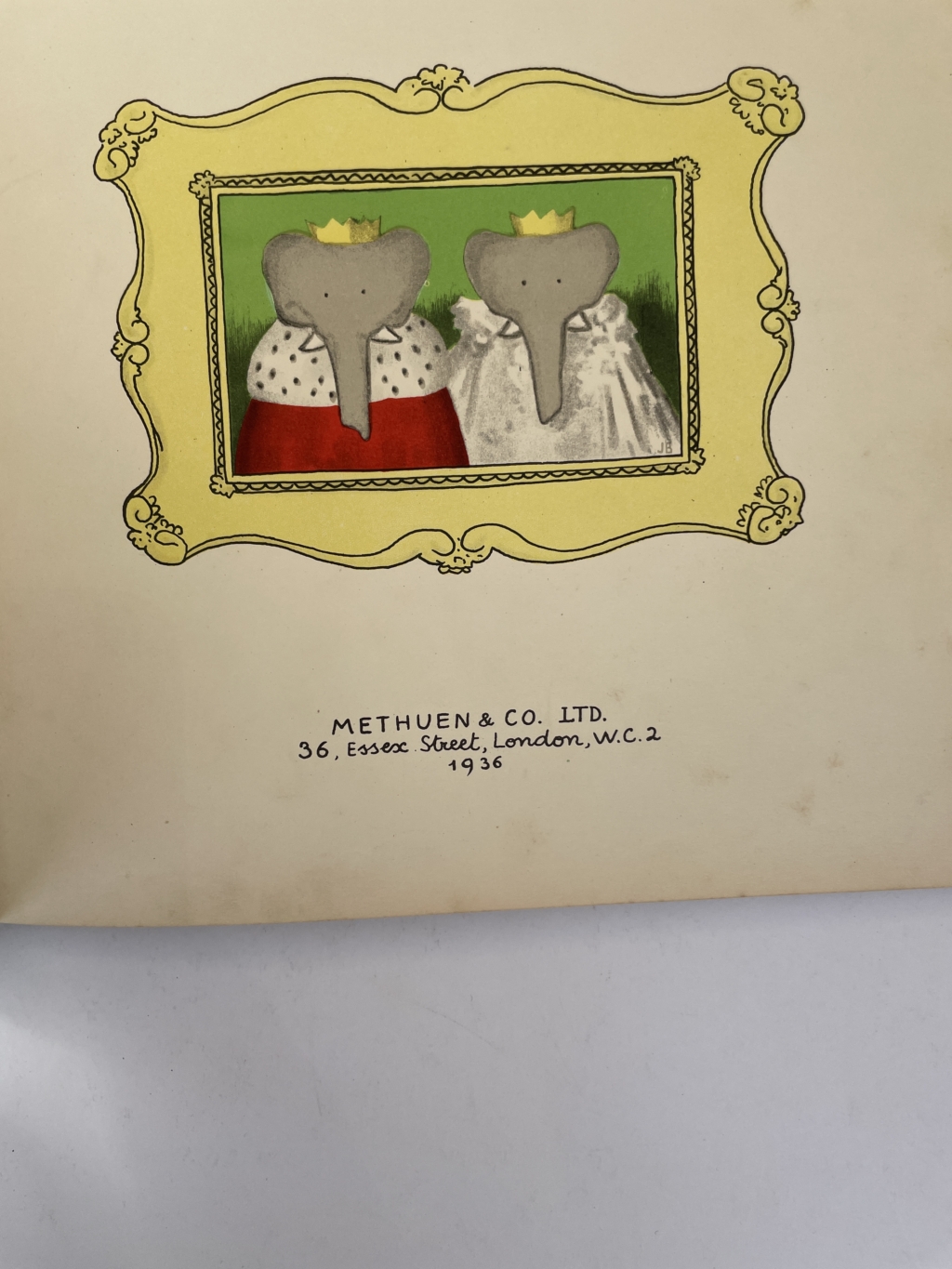 jean de brunhoff barbar the king first ed4