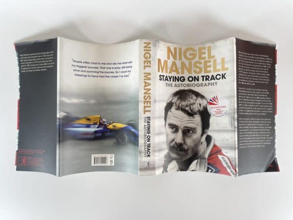 nigel mansell staying on track signed first5