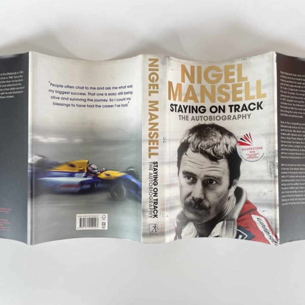 nigel mansell staying on track signed first5