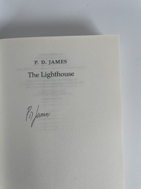 pd james the lighthouse signed first edi2