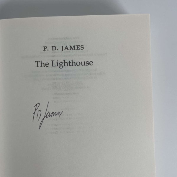 pd james the lighthouse signed first edi2