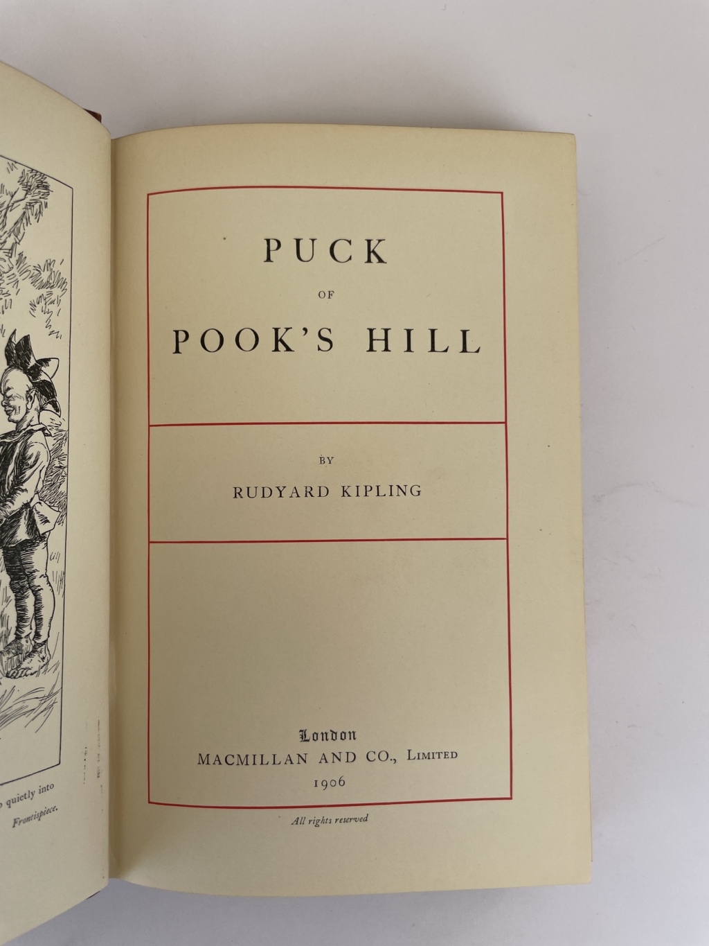 rudyard kipling puck of pooks hil first ed 225 2