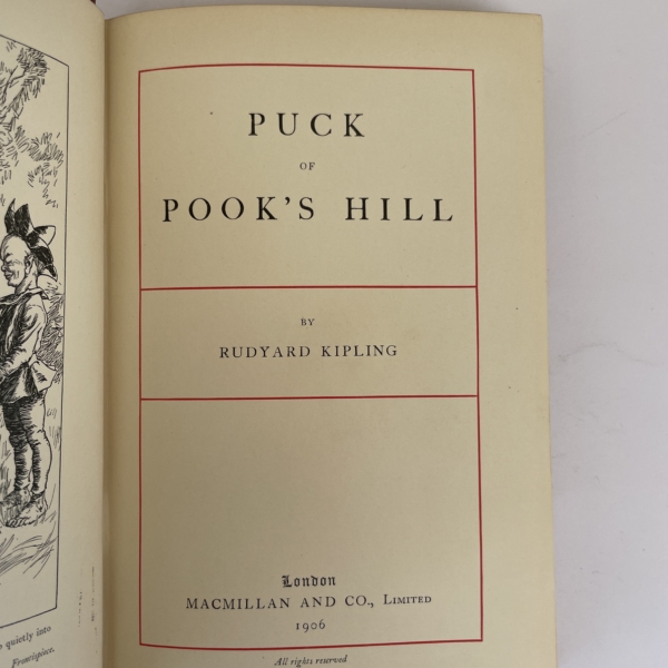 rudyard kipling puck of pooks hil first ed 225 2