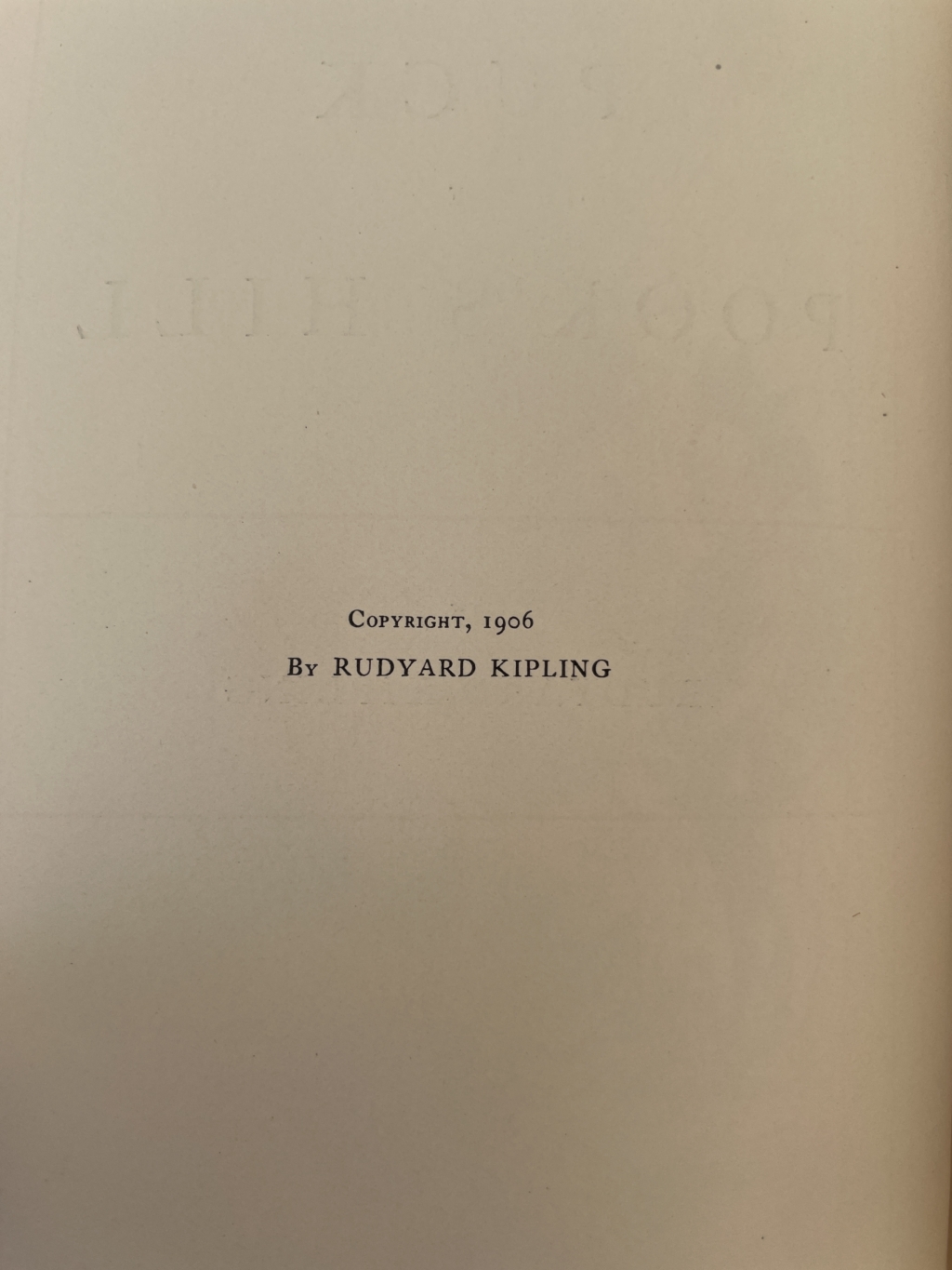 rudyard kipling puck of pooks hil first ed 225 3