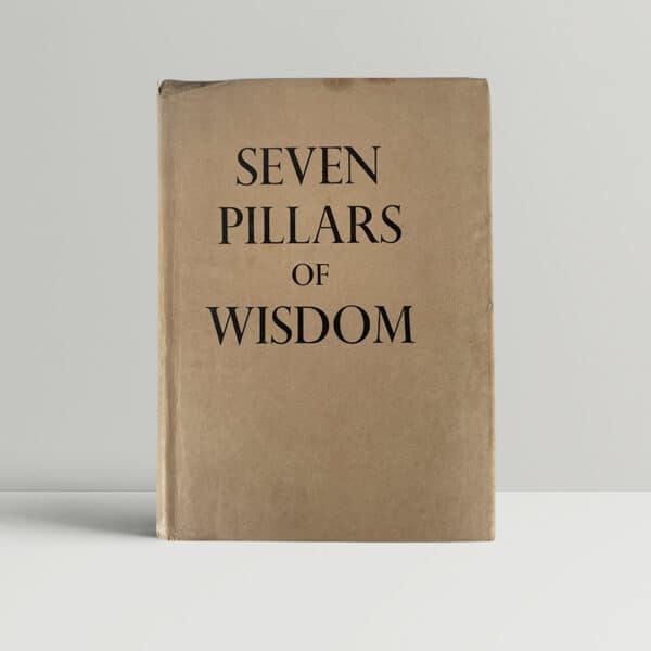 te lawrence seven pillars of wisdom first edi1