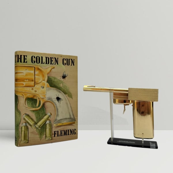 The Man With The Golden Gun First Edition With Replica Gun