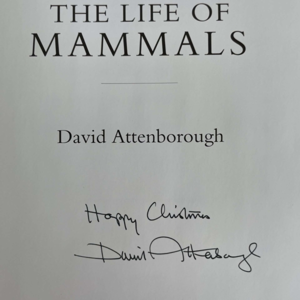 david attenborough the life of mammals signed first2