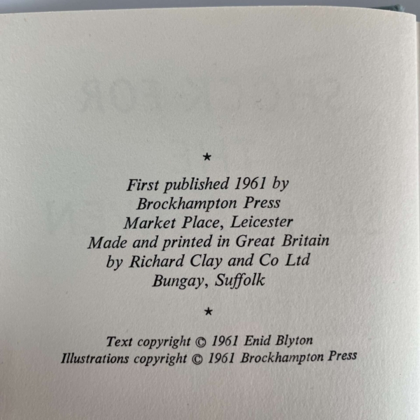 enid blyton shock for the secret seven first ed2