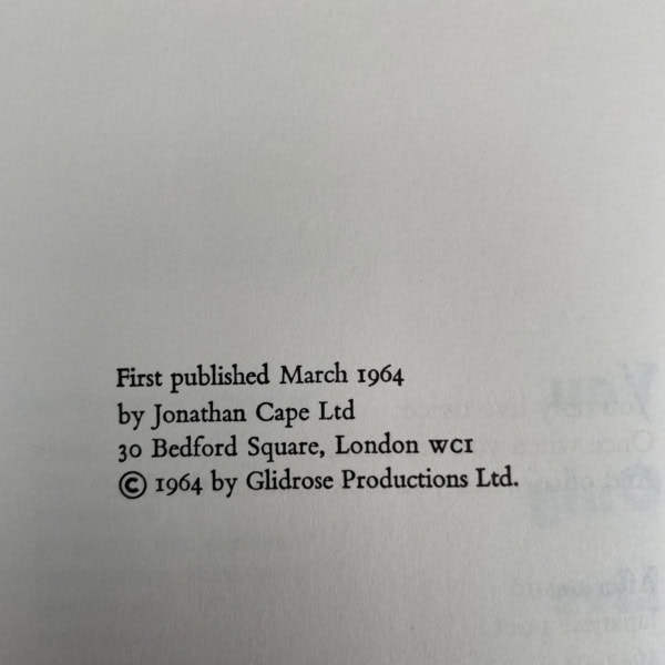 ian fleming you only live twice first edi2