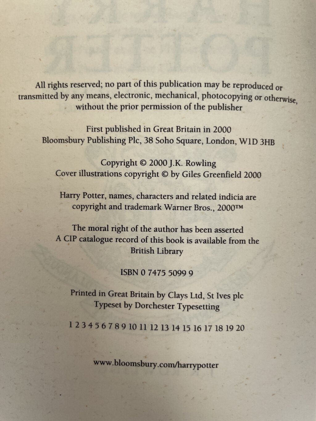 jk rowling harry potter and the goblet of fire pback first 125 2