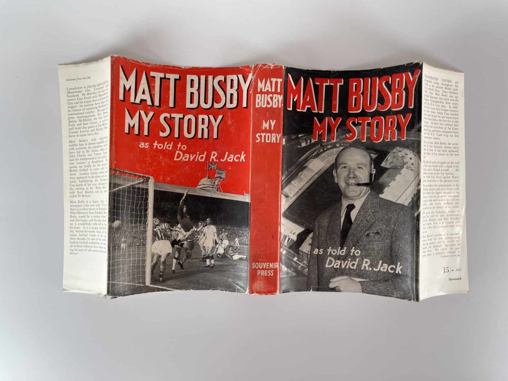 matt busby my story first edition4