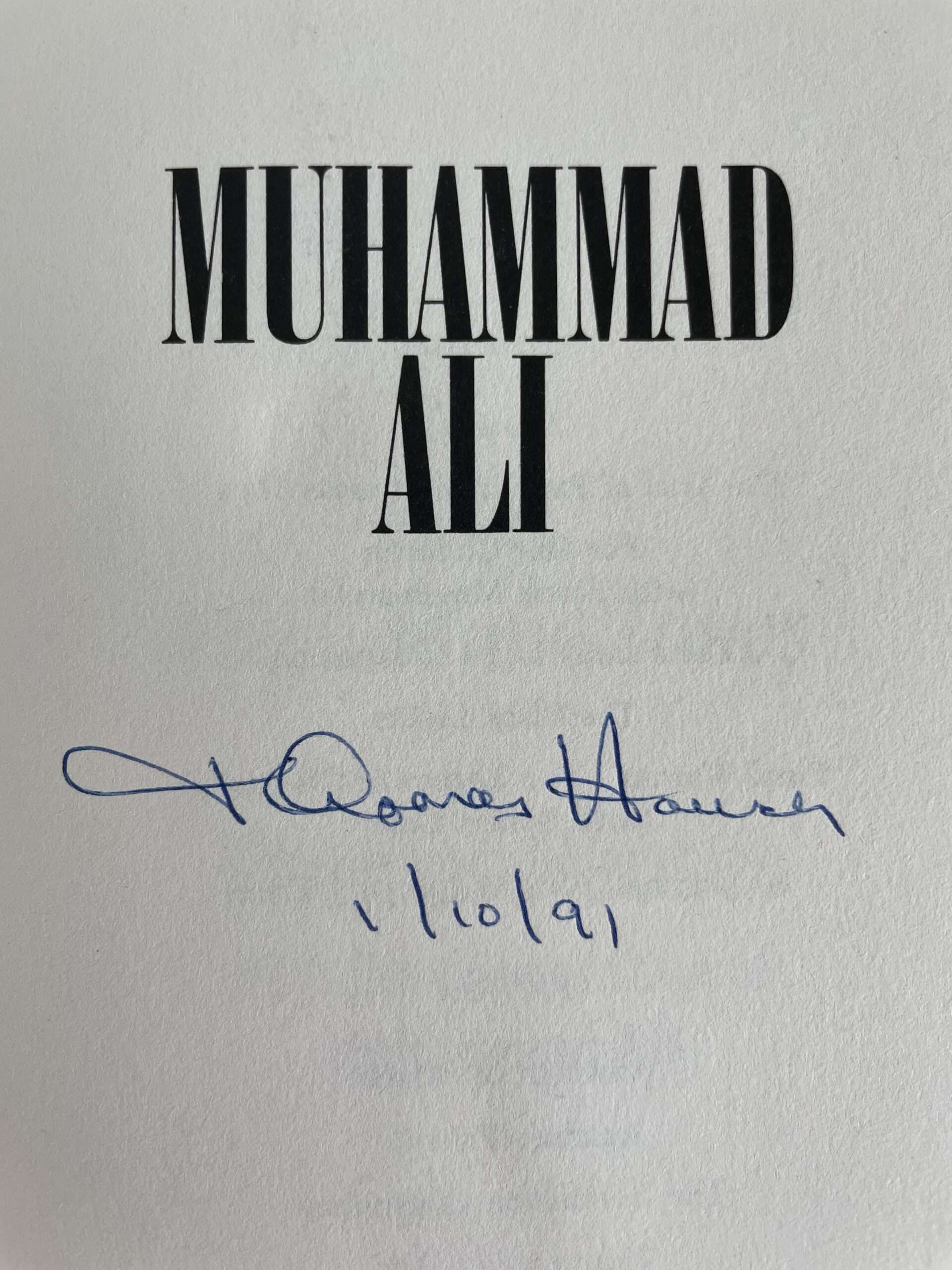 muhammad ali his life and times double signed first3