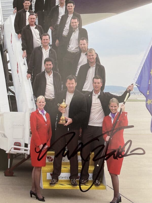 the european tour yearbook 2009 signed 4