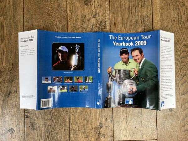 the european tour yearbook 2009 signed 7