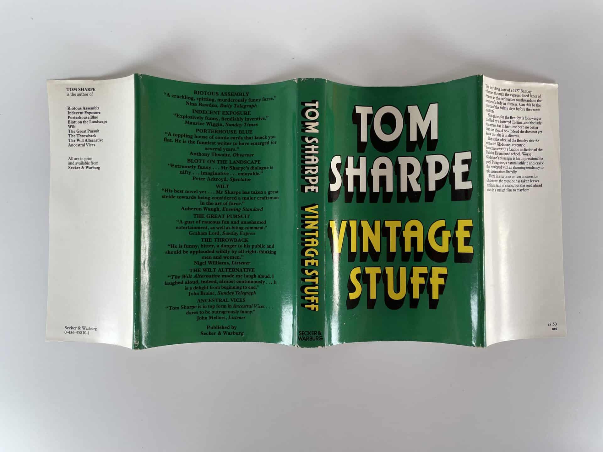 tom sharpe vintage stuff first edition4
