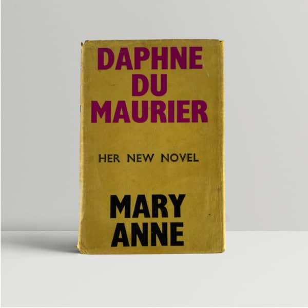 daphne du maurier mary anne first edi1