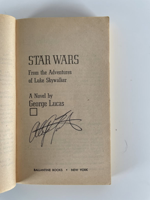 george lucas star wars signed2