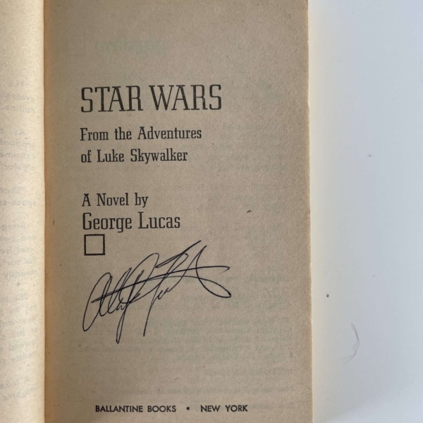 george lucas star wars signed2