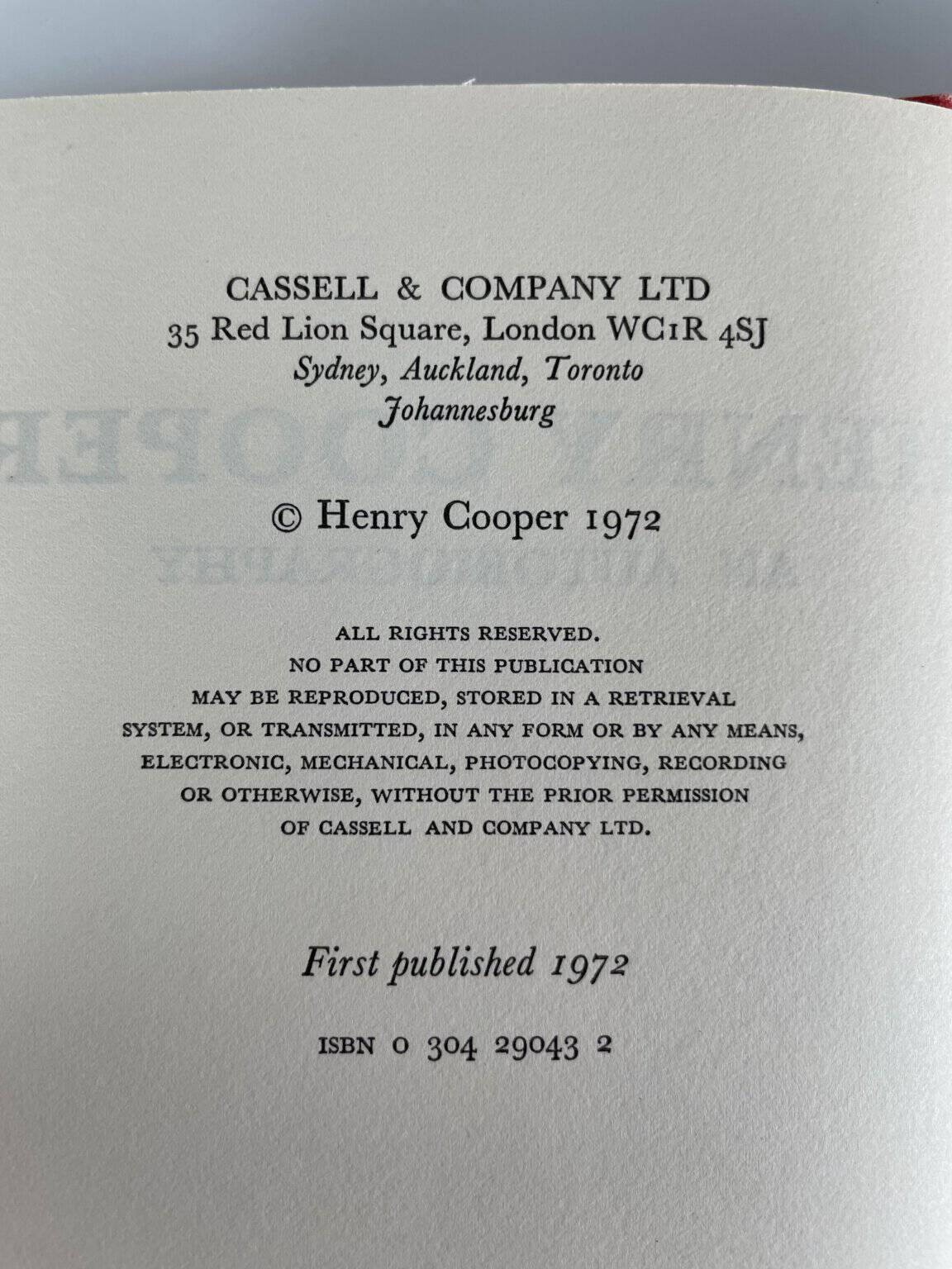 henry cooper autobiography first2