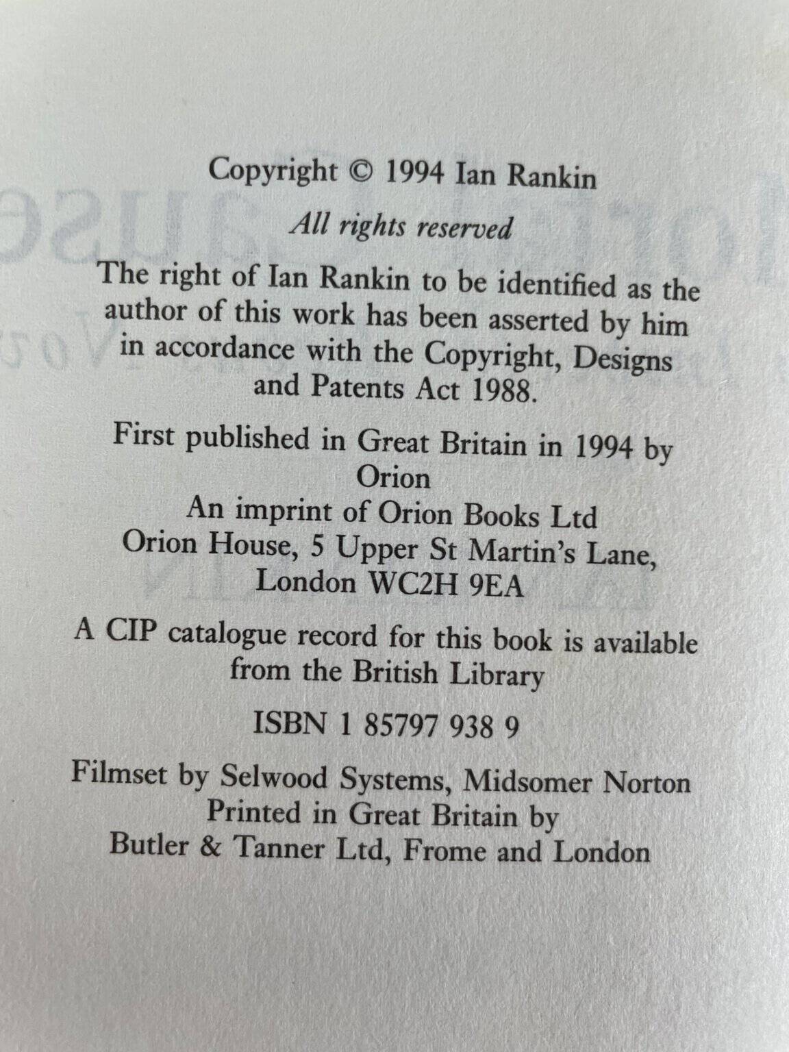 ian rankin mortal causes first ed2