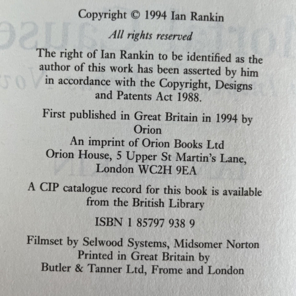 ian rankin mortal causes first ed2