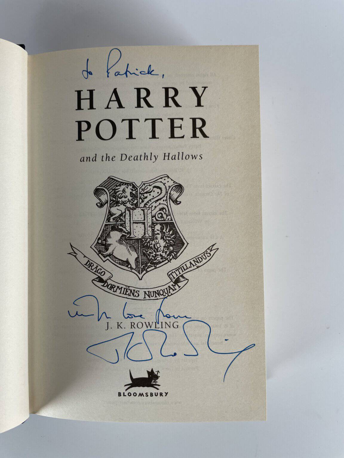 jk rowling hpatdh signed first hback2