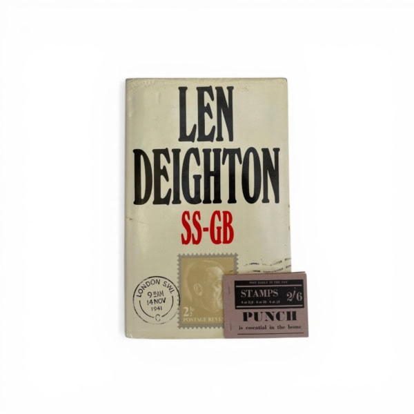 len deighton ss gb first ed with stamps1