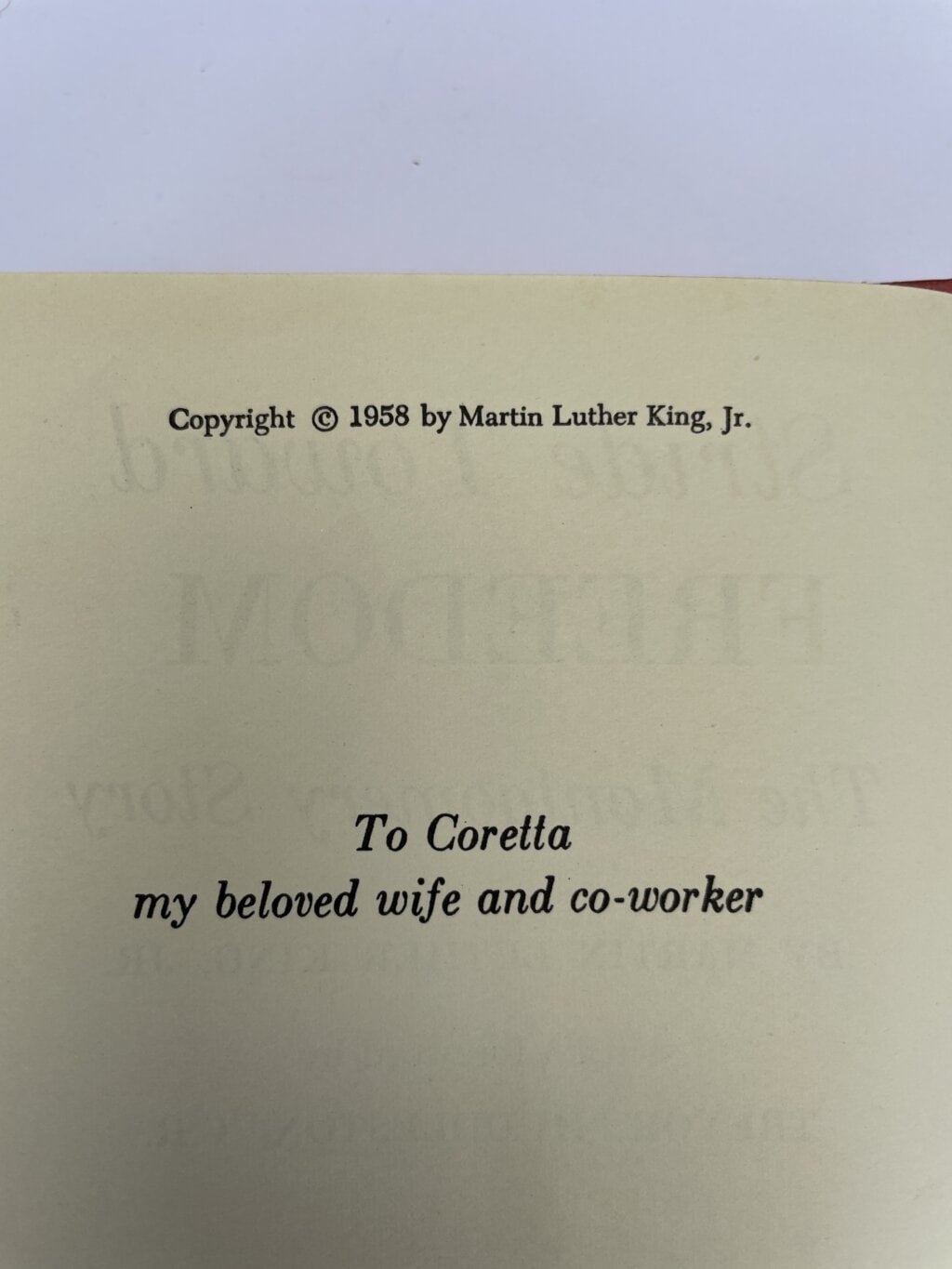 martin luther king stride towards freedom first ed2
