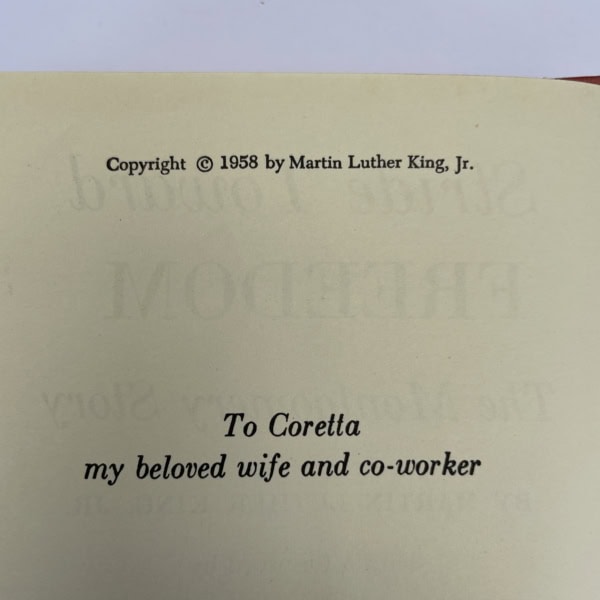 martin luther king stride towards freedom first ed2