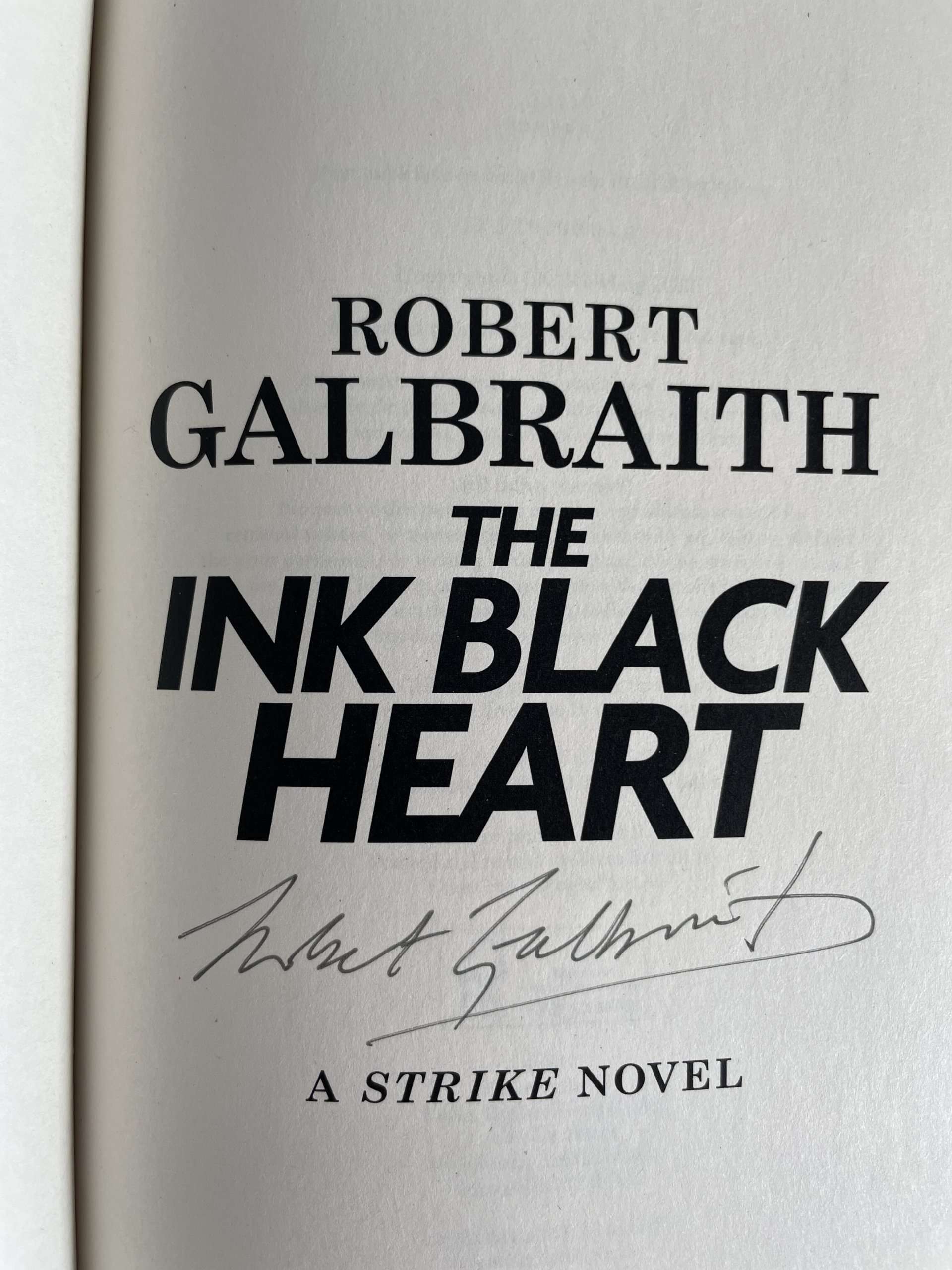 robert galbraith the ink black heart signed first2