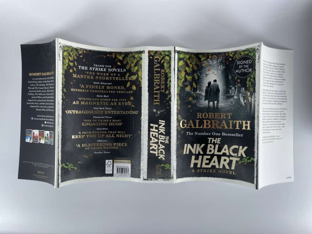 robert galbraith the ink black heart signed first5