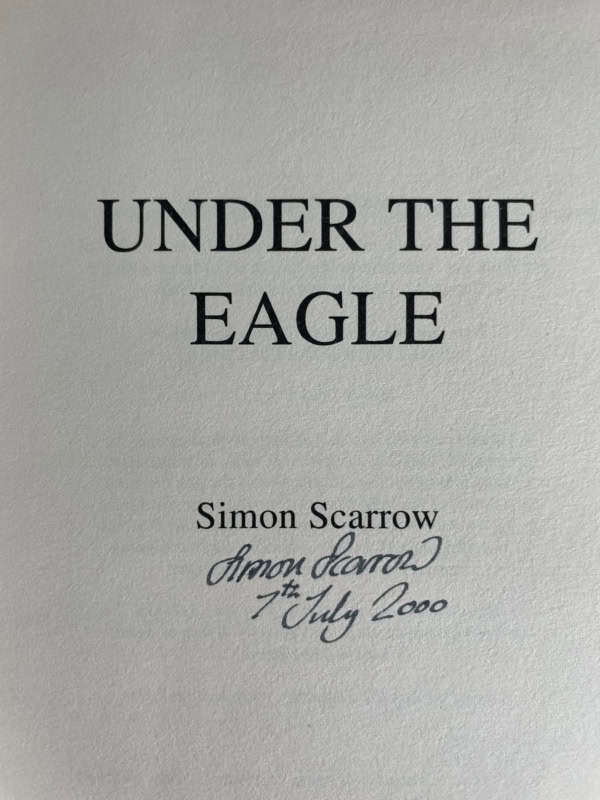 simon scarrow under the eagle signed first2