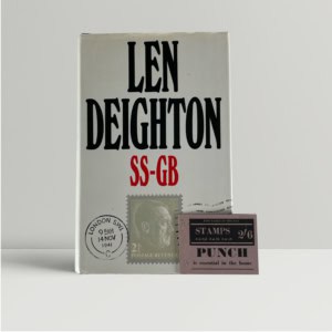 ss gb with stamps len deighton first1