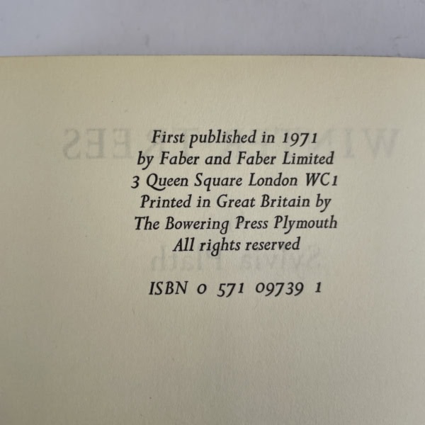 sylvia plath winter trees first edition2