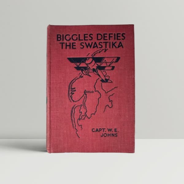 w e johns biggles defies the swastika first edition