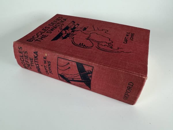 w e johns biggles defies the swastika first edition2