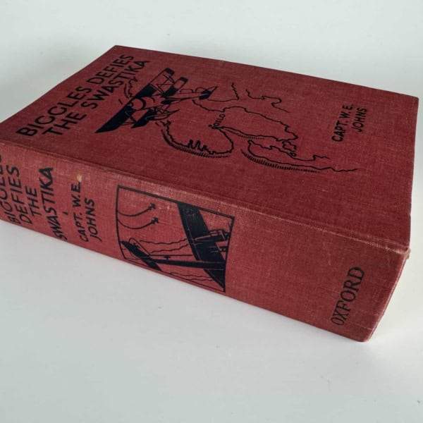 w e johns biggles defies the swastika first edition2