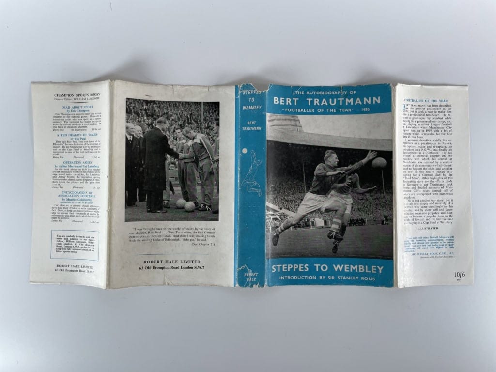 bert trautmann steppes to wembley signed first 5