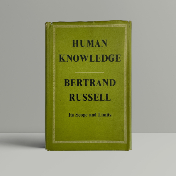 bertrand russell human knowledge first 1