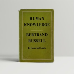 bertrand russell human knowledge first edition1