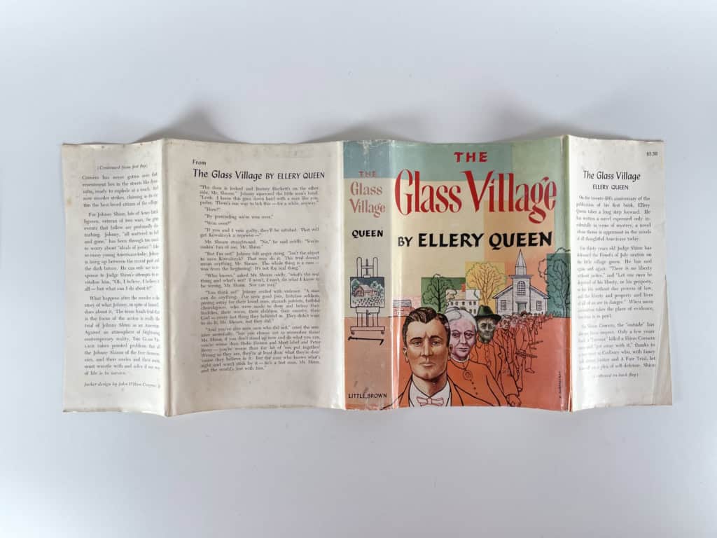 ellery queen the glass village first ed4